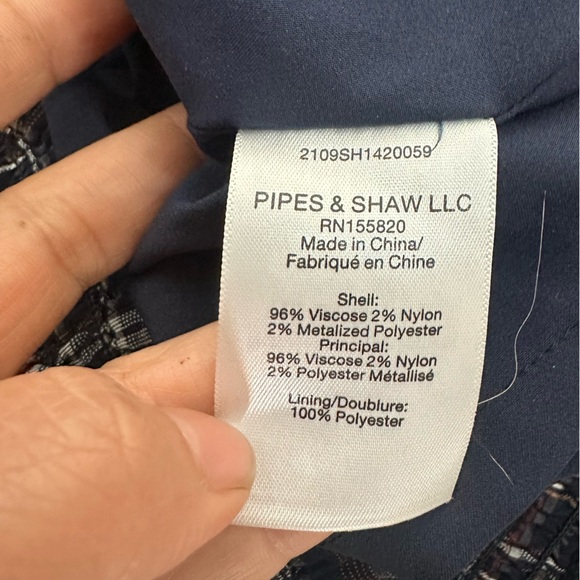 Veronica Beard Melnar Plaid Dress size 12 - Picture 11 of 12